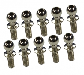 3RACING Sakura D3 CS SPORT Steel 4.8mm Ball Stud L=7 (10 pcs) - 3RAC-BS4807S