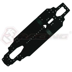 3Racing Sakura M4 Pro Graphite Main Chassis - SAK-M4P01