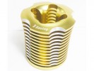 HPI Savage 21 /Savage 25 /Savage X 13 Fin Engine Heatsink - Gold Color - 3Racing HSA-027/G