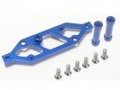 Kyosho Mini Inferno /Kyosho Mini Inferno ST Rear Brace Stiffener - Blue Color - 3RACING MIF-015/BU