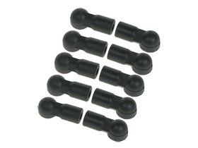 3RACING 4.8mm Ball End (12mm) Set - 10pcs - 3RAC-BE4812