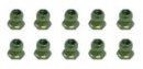 3RACING 7075 4.8MM Hex Ball Stud L=4 (10 pcs) - Teflon Coated - 3RAC-BS48H4/TE