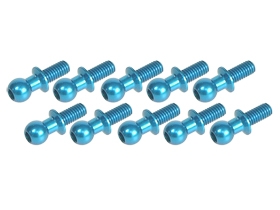 3RACING 4.8MM Ball Stud L=6 ( 10pcs) - 3RAC-BS4806/LB