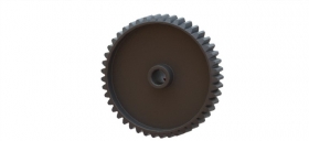 3RACING 48 Pitch Pinion Gear 45T (7075 w/ Hard Coating) - 3RAC-PG4845