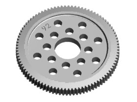 3RACING 64 Pitch Spur Gear 92T - 3RAC-SG6492