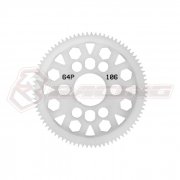 3RACING 64 Pitch Spur Gear 106T Ver.2 - 3RAC-SG64106/V2