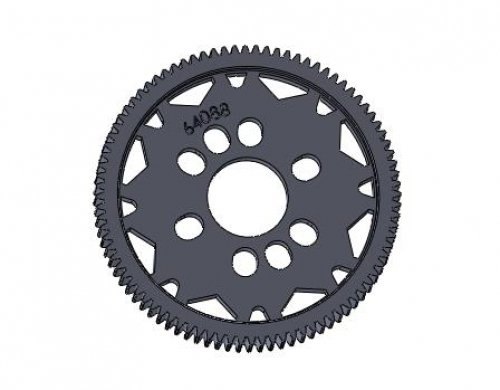 3RACING 64 Pitch Spur Gear 88T Ver.3 - 3RAC-SG6488/V3