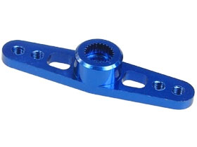 3RACING 2.6mm Aluminium Double Servo Arm For Ko Propo/Sanwa - Blue - 3RAC-HKD26/BU