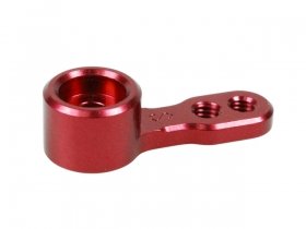 3RACING 3.0mm Aluminium Single Servo Arm For Ko Propo/Sanwa - Red - 3RAC-HKS30F/RE