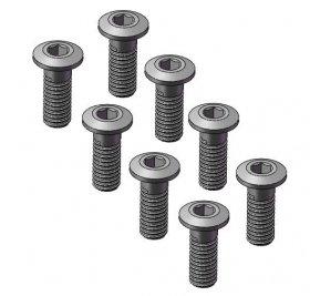 3RACING M3 x 8 Titanium Low-Profile Machined Screw (8pcs) - TS-HLH308