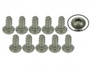 3RACING M2 x 4 Titanium Button Head Hex Socket - Machine (10 Pcs) - TS-BSM204M