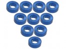 3RACING Aluminium M3 Flat Washer 2.0mm (10 Pcs) - Blue - 3RAC-WF320/BU