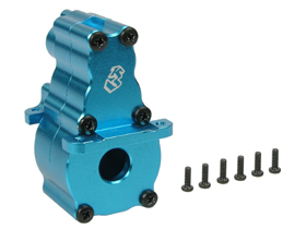 Team Losi Mini LST Aluminum Center Gear Box - Light Blue Color - 3RACING MST-24/LB