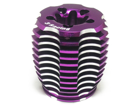 Traxxas Revo 12 Fin Engine Heatsink - Purple Color - 3RACING RE-021/P