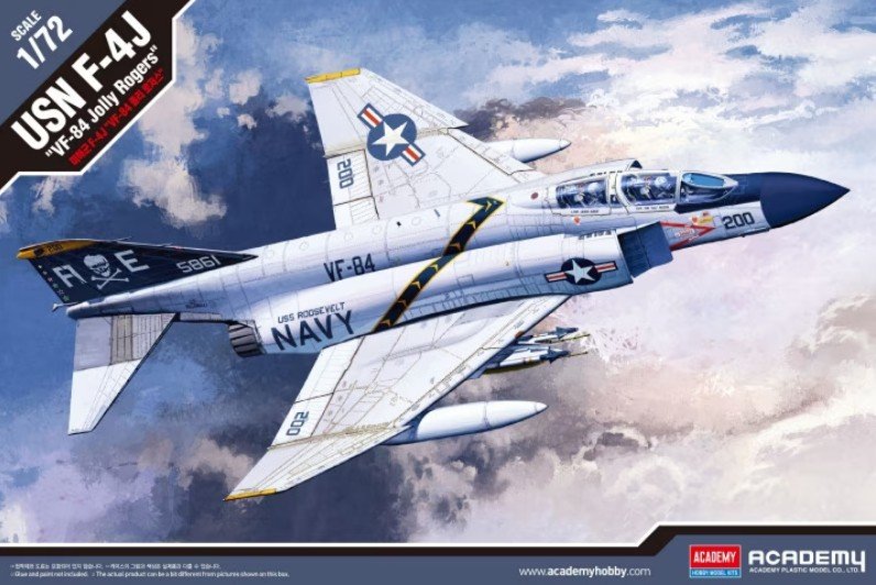 Academy 12529 - 1/72 USN F-4J \'VF-84 Jolly Rogers\'