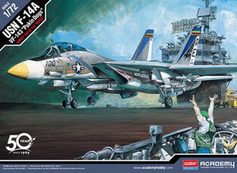 Academy 12563 - 1/72 USN F-14A \'VF-143 Pukin Dogs\'