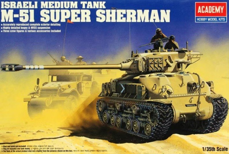 Academy 13254 - 1/35 IDF Medium Tank M-51 Super Sherman