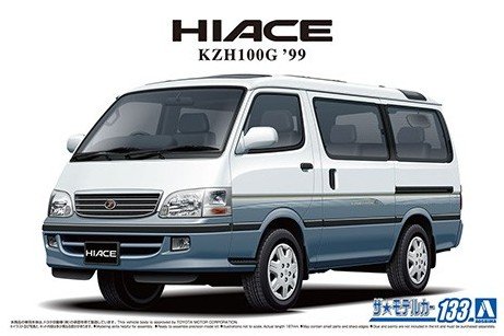 Aoshima 06274 - 1/24 Toyota KZH100G Hiace Super Custom G 1999 The Model Car No.133