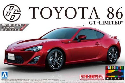 Aoshima AO-01006 - 1/24 TOYOTA 86 '12 GT-Limited (Lightning Red) Pre Painted Model