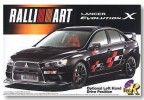 Aoshima #AO-47842 - No.46 Mitsubishi Lancer Evolution X Ralliart Version EVO10 (Model Car)