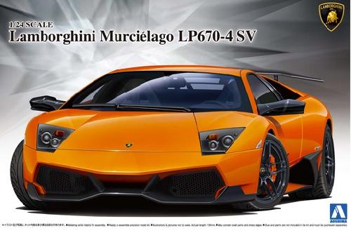 Aoshima AO-00706 - 1/24 No.9 Lamborghini Murcielago LP670-4 SV SUPERVELOCE JP Edition