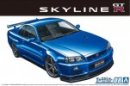 Aoshima 05858 - 1/24 Nissan BNR34 Skyline GT-R V-specII 2002 The Model Car No.08