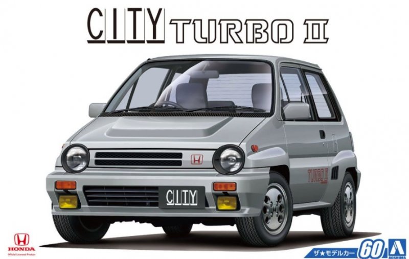 Aoshima 05480 - 1/24 Honda City Turbo II 1985 The Model Car No.60