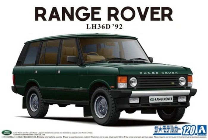 Aoshima 05796 - 1/24 Range Rover LH36D '92 The Model Car #120