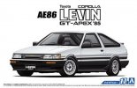 Aoshima 05225 - 1/24 Toyota AE86 Corolla Levin GT-Apex '85 The Model Car No.17