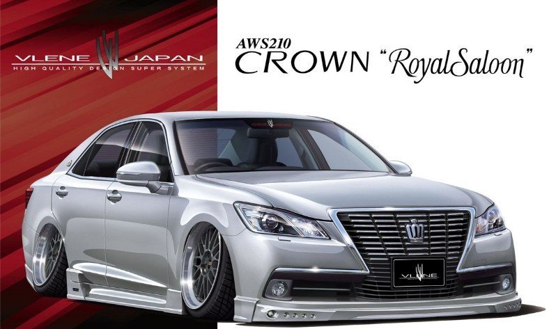 Aoshima 00855 - 1/24 Vlene X10 AWS210 Crown Royal Saloon G \'12 The Tuned Car No.14