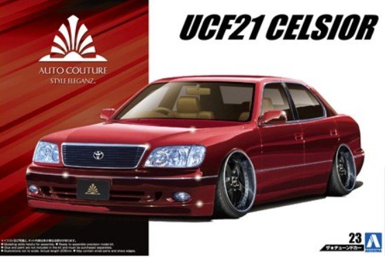 Aoshima 05354 - 1/24 Toyota Auto Couture UCF21 Celsior '97 The Tuned Car No.23