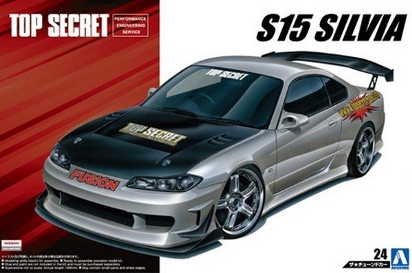 Aoshima 05355 - 1/24 Top Secret S15 Silvia 1999 Nissan The Tuned Car No.24