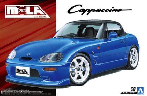 Aoshima 05434 - 1/24 Moka Sports EA11R Cappuccino \'91 (Suzuki) The Tuned Car No.37