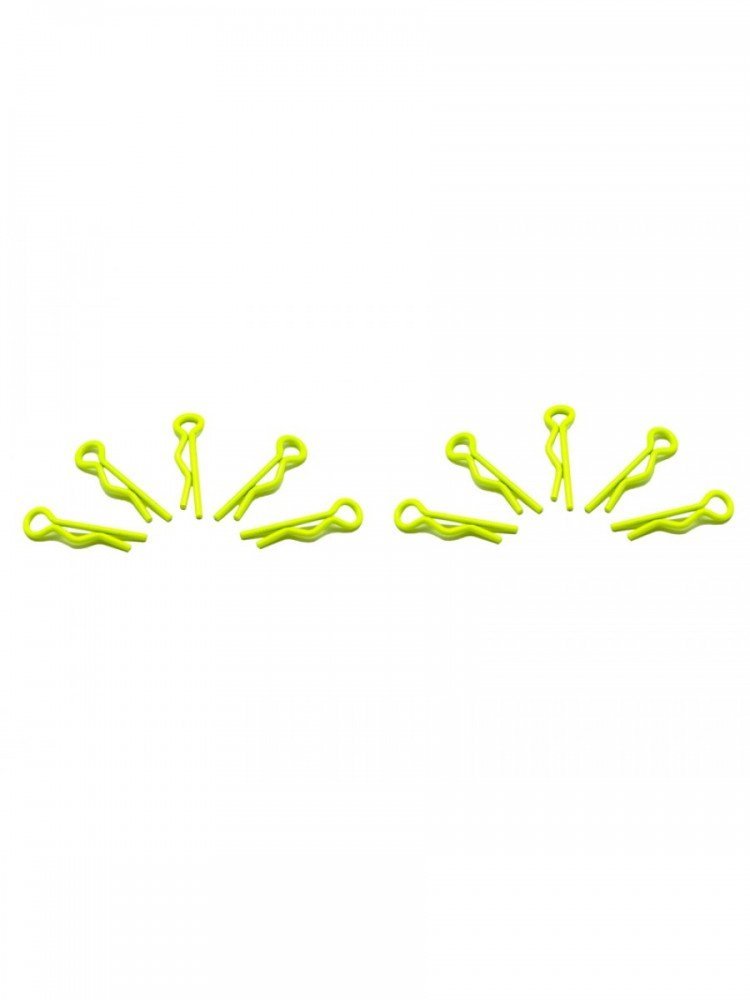 Arrowmax AM-103102 Small Body Clip 1/10 - Fluorescent Yellow (10)