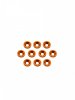 Arrowmax AM-020042 Aluminium M4 Countersink Washer-Orange (10)