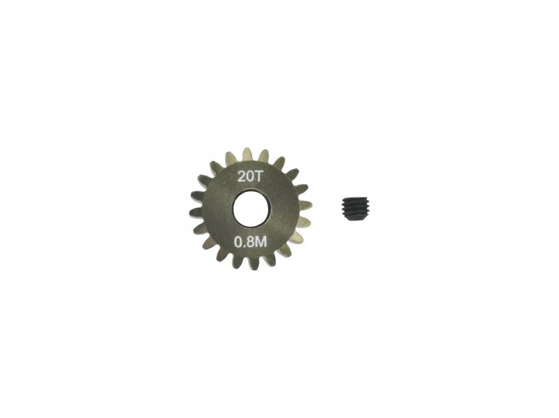 Arrowmax AM-308020 Pinion Gear 0.8M 20T (7075 Hard)