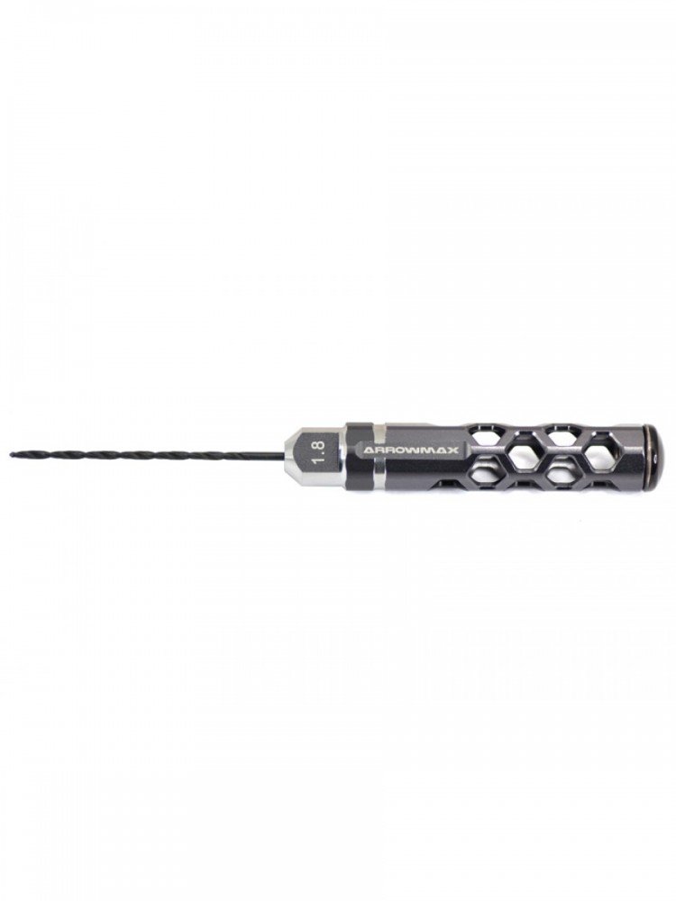 Arrowmax AM-220018-G Drill 1.8MM Long For 1/32 Mini 4WD (Gray)