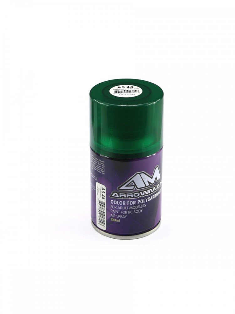 Arrowmax AM-211044 AM 100ml Paintsprays, AS44 Translucent Green