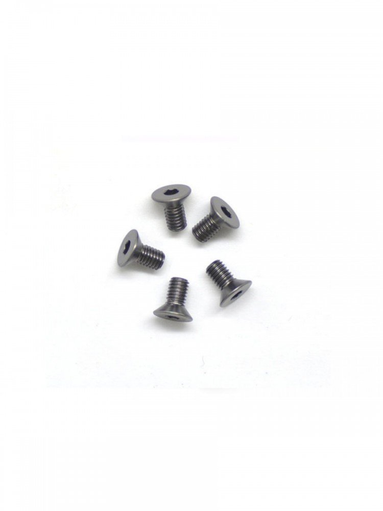 Arrowmax AM-14CS3006-G Aluminium Screw Allen Countersunk M3x6 Gray (7075) (5)