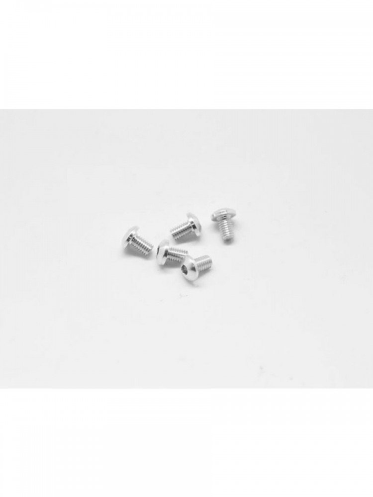 Arrowmax AM-14RH3005-S Aluminium Screw Allen Roundhead M3x5 Silver (7075) (5)