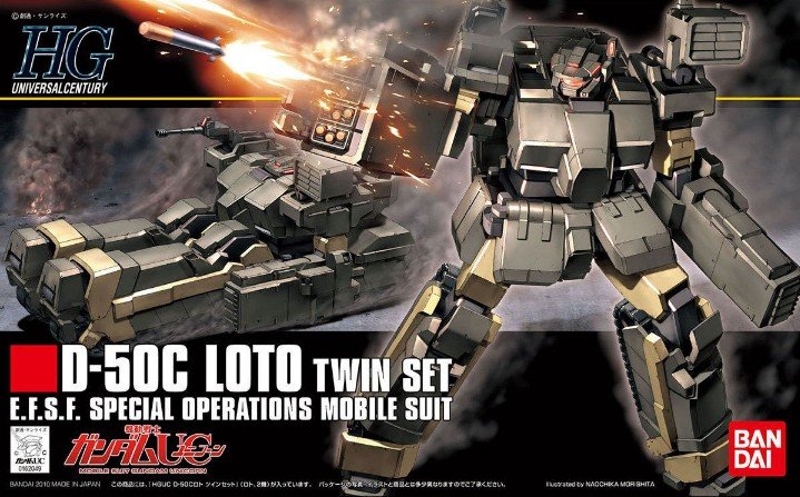 Bandai 5059162 - HGUC 1/144 Loto Twin Set No.106