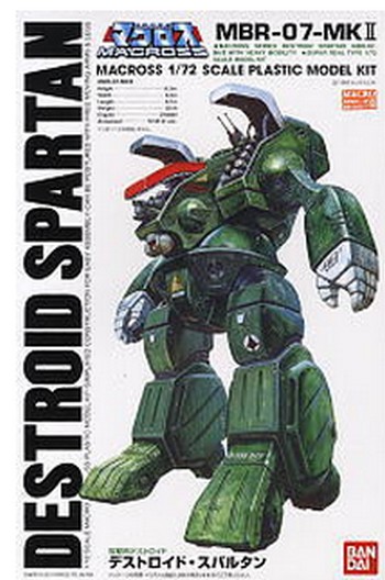 Bandai #B-166790 - 1/72 Macross MBR-07-MKII Destroid Spartan (Plastic Model)