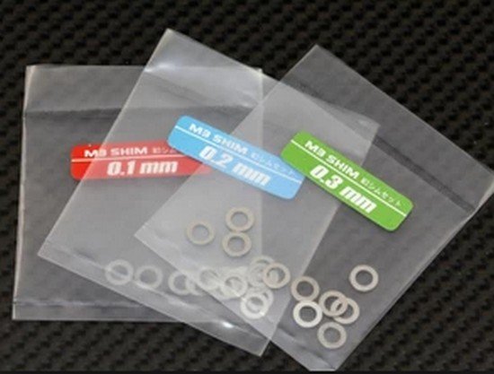 Destiny DES-D10100 M3 Shim Set (0.1/0.2/0.3mm)