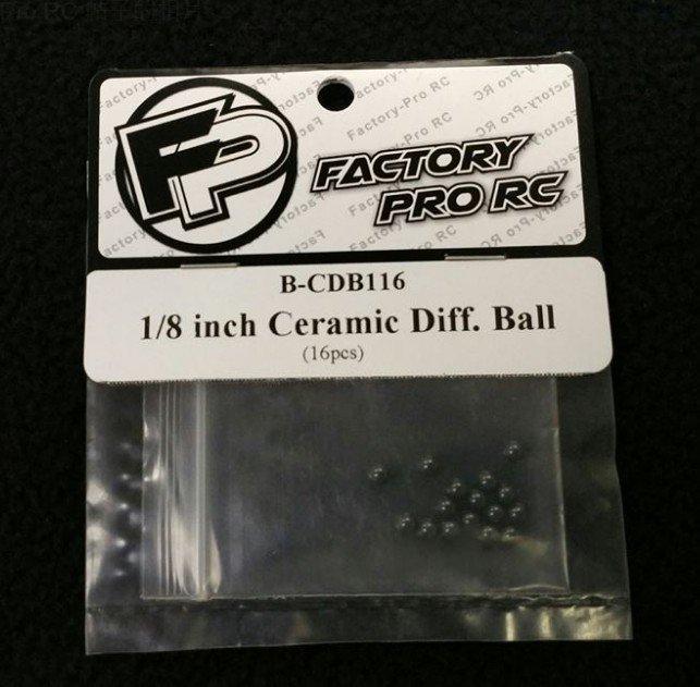 Factory Pro FP-B-CDB116 Ceramic Differential Ball 1/8 (16pcs)