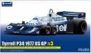 Fujimi 09096 - 1/20 GP-39 Tyrrell P34 1977 America GP #3 Ronnie Peterson W/Raintire