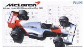 Fujimi 09071 - 1/20 GPSP-14 Mclaren Honda MP4/5 1989 Monaco Skeleton Clear body(Model Car)