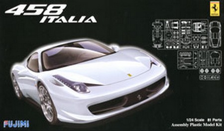 Fujimi 12395 - 1/24 RS-SP Ferrari Italia 458 White(Model Car)