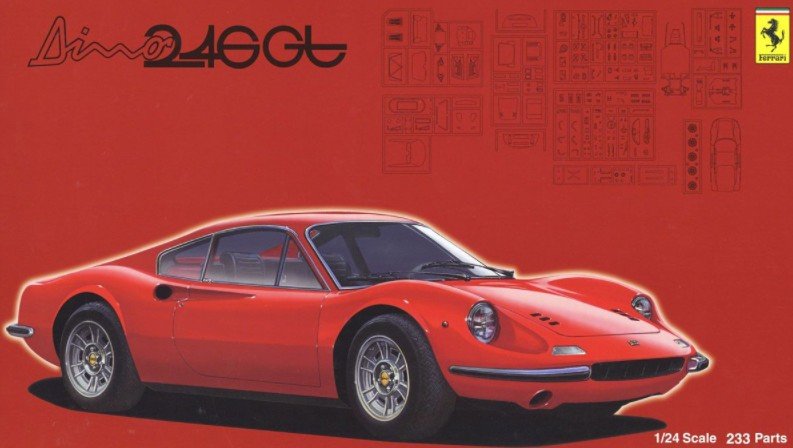 Fujimi 12652 - 1/24 RS-116 Ferrari Dino 246GT