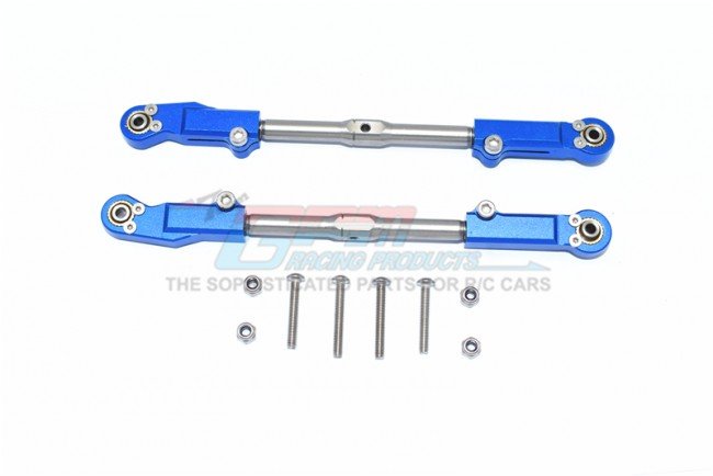 ARRMA KRATON 6S BLX Monster Truck Aluminum+Stainless Steel Rear Upper Arm Tie Rod - 10pc set - GPM MAK057S