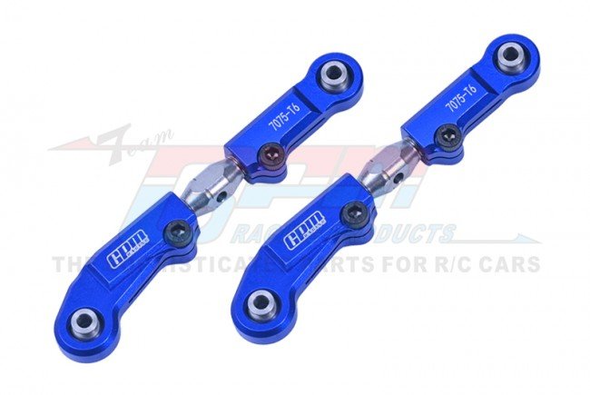 ARRMA MOJAVE 4S Aluminum 7075+Stainless Steel Rear Upper Adjustable Links - GPM MAM4057S